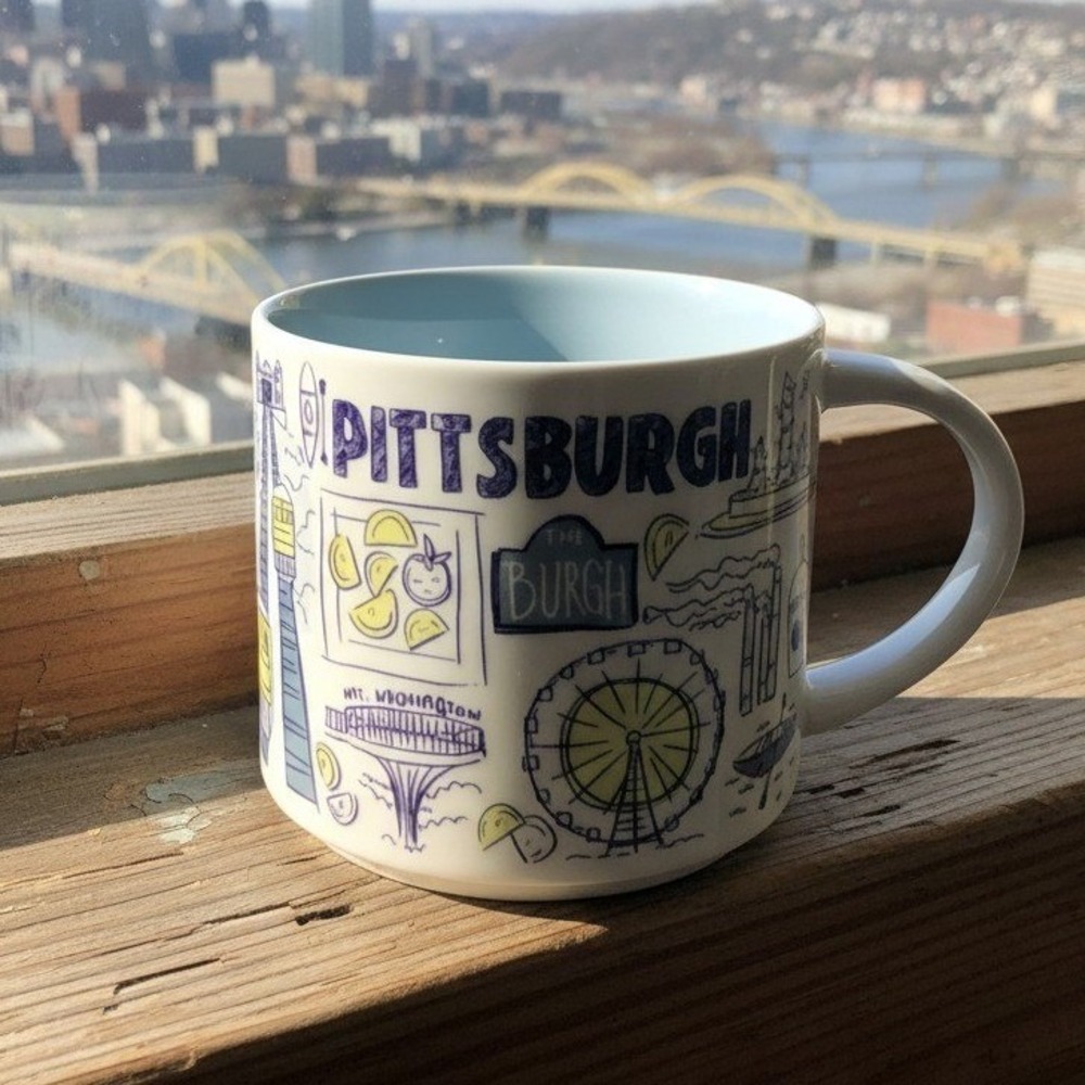 Starbucks Been There Series Pittsburgh Mug 14oz Across the Globe Collection